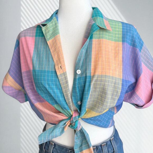 Y2K pastel blouse - Picture 1 of 4